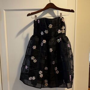 Maeve Embellished Fit & Flare Mini Dress